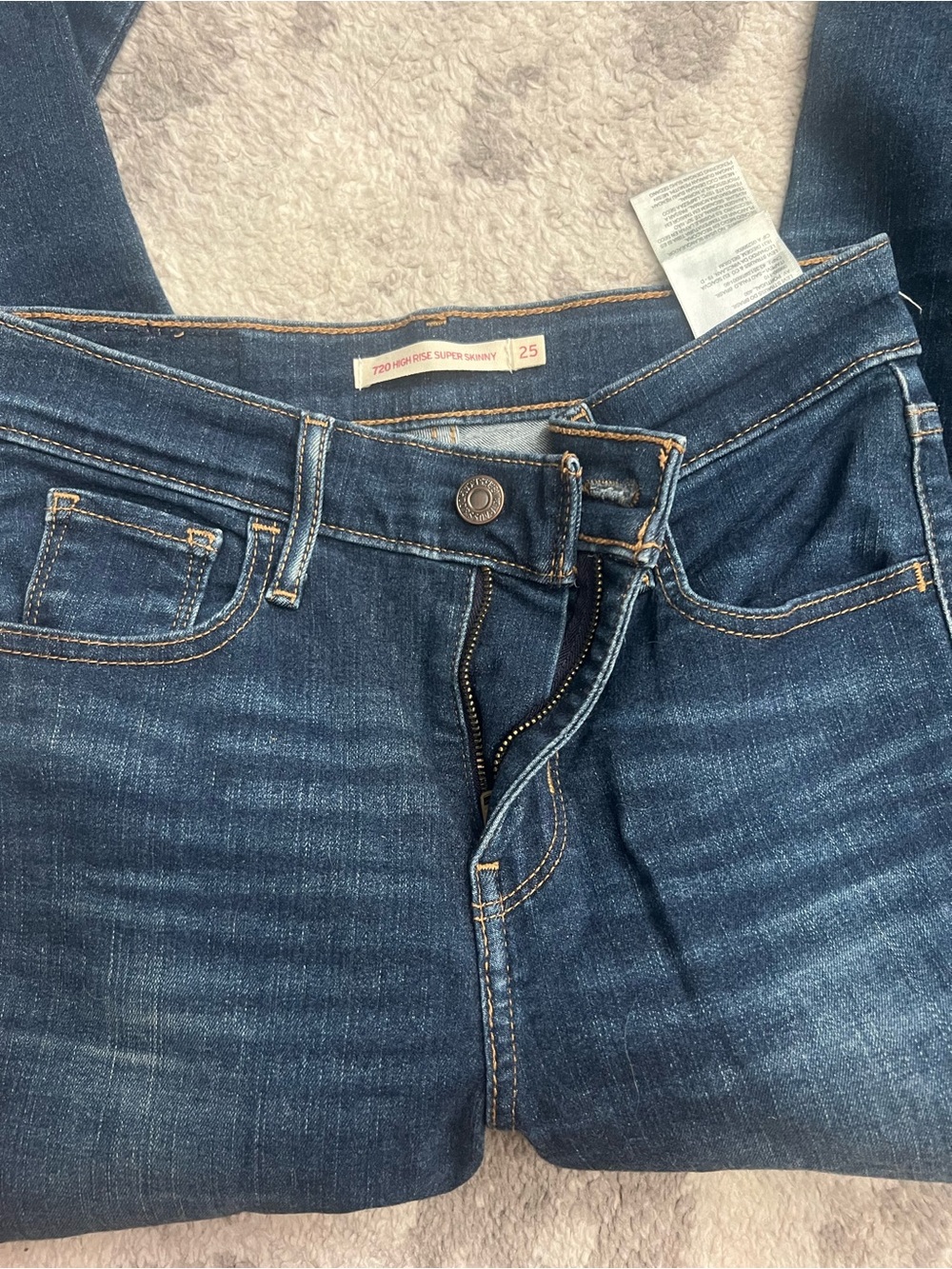 10 pairs of size 25 jeans Levi’s/abercrombie - Picture 3 of 6